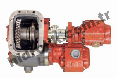 GRS 900 scania çift çıkışlı pto+dişli pompalar